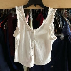 Button up tank top